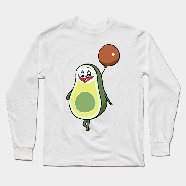 Avocado Villain Long Sleeve T-Shirt by huebucket